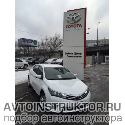 Обучение вождению на автомобиле Toyota Corolla